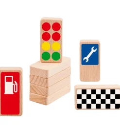 Waytoplay Trælegetøj|Skilte - Racerløbs Skilte - Road Blocks