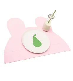 We Might Be Tiny Dækkeservietter>Dækkeserviet - Kanin - Silikone - Powder Pink