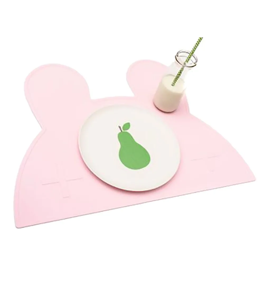 We Might Be Tiny Dækkeservietter>Dækkeserviet - Kanin - Silikone - Powder Pink