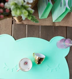 We Might Be Tiny Dækkeservietter>Dækkeserviet - Bjørn - Silikone - Mint