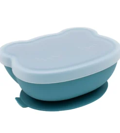 We Might Be Tiny Skåle|Skål m. Sugekop - Silikone - Blue Dusk