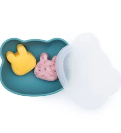 We Might Be Tiny Skåle|Skål m. Sugekop - Silikone - Blue Dusk