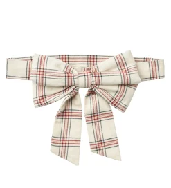 Børn Wheat Bælter|Bælte m. Sløjfe - Sonja - Eggshell Check