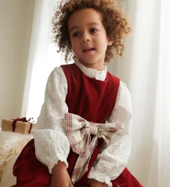 Børn Wheat Bælter|Bælte m. Sløjfe - Sonja - Eggshell Check