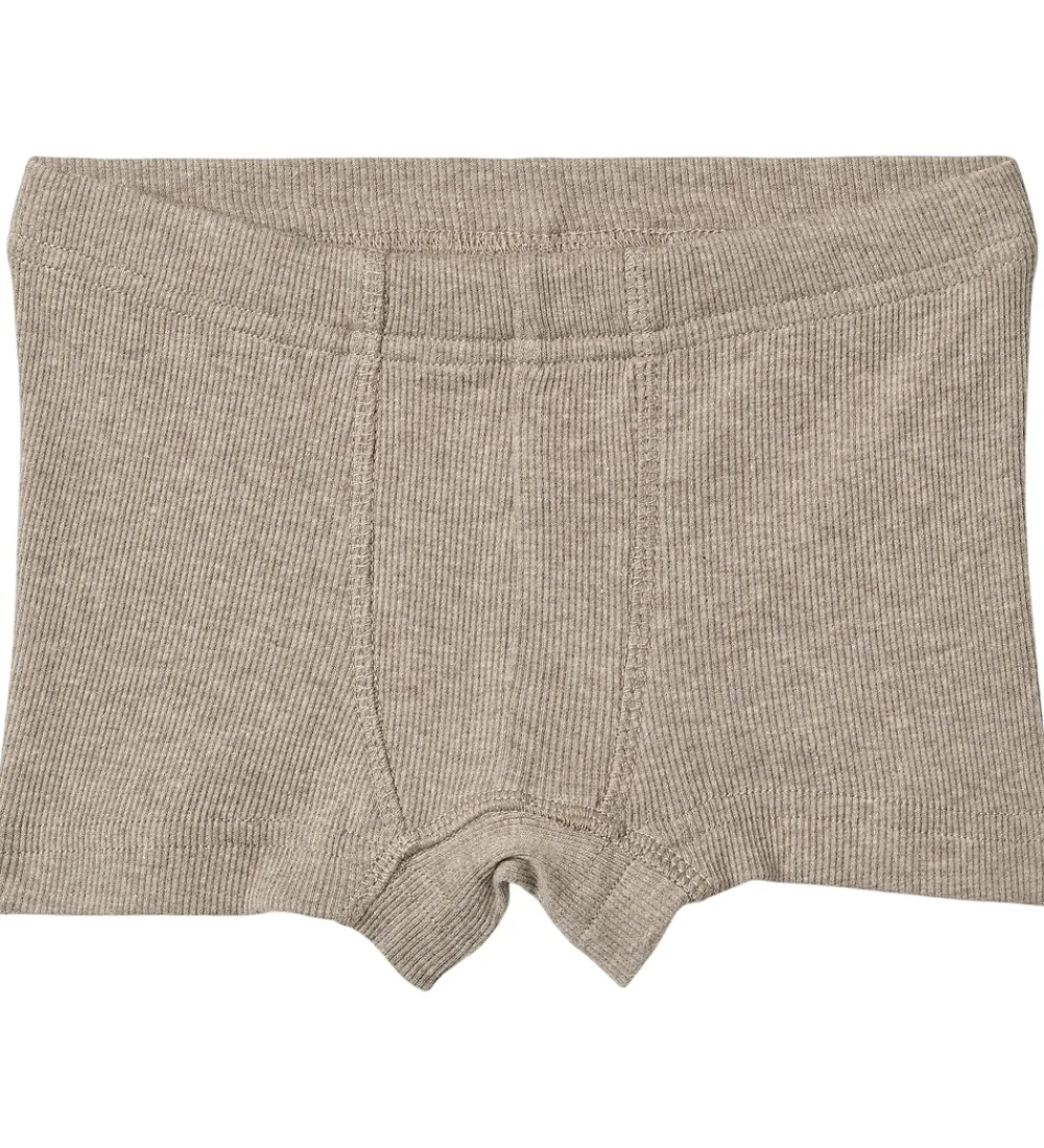 Børn Wheat Undertøj|Boxershorts - Rib - 2-pak - Louis - Navy/Beige