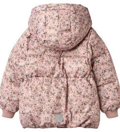 Børn Wheat Dunjakker Og Dynejakker>Dynejakke - Eli - Rose Powder Flowers