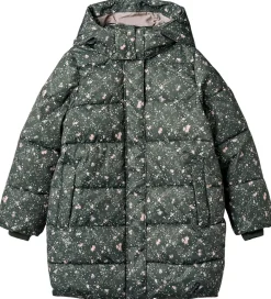 Børn Wheat Dunjakker Og Dynejakker|Dynejakke - Yrsa - Forest Lake Checked Flowers