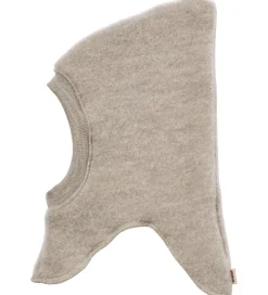 Børn Wheat Elefanthuer>Elefanthue - Uldfleece - 1-lags - Eli - Khaki Melange