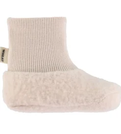 Wheat Hjemmesko|Futter - Uldfleece - Lei - Pale Lilac