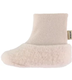 Wheat Hjemmesko|Futter - Uldfleece - Lei - Pale Lilac