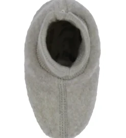 Wheat Hjemmesko>Futter - Uldfleece - Lei - Khaki Melange