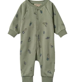 Børn Wheat Heldragter|Heldragt - Lou - Dusty Green Cars