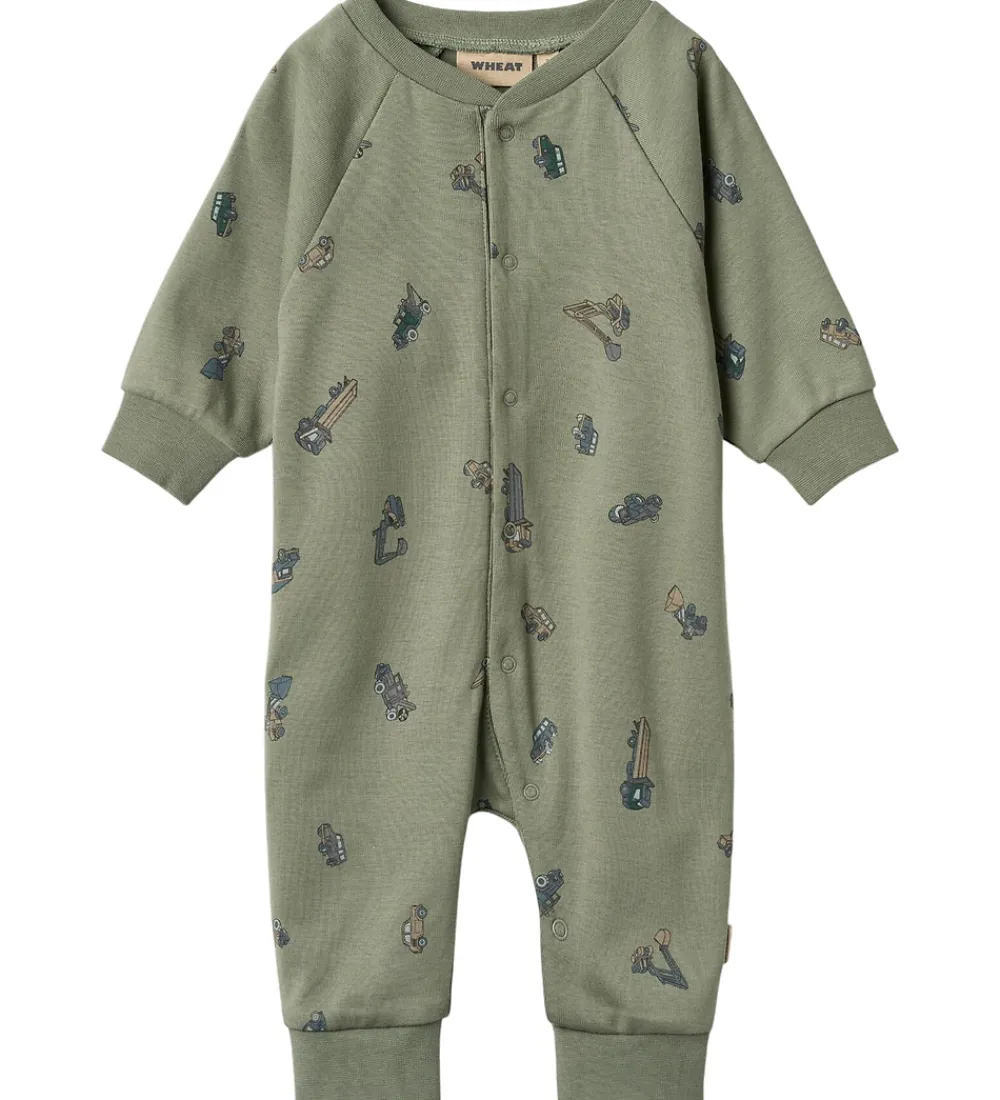 Børn Wheat Heldragter|Heldragt - Lou - Dusty Green Cars