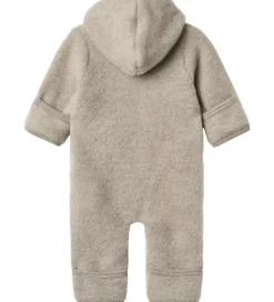 Børn Wheat Heldragter>Heldragt - Uldfleece - Ata - Khaki Melange