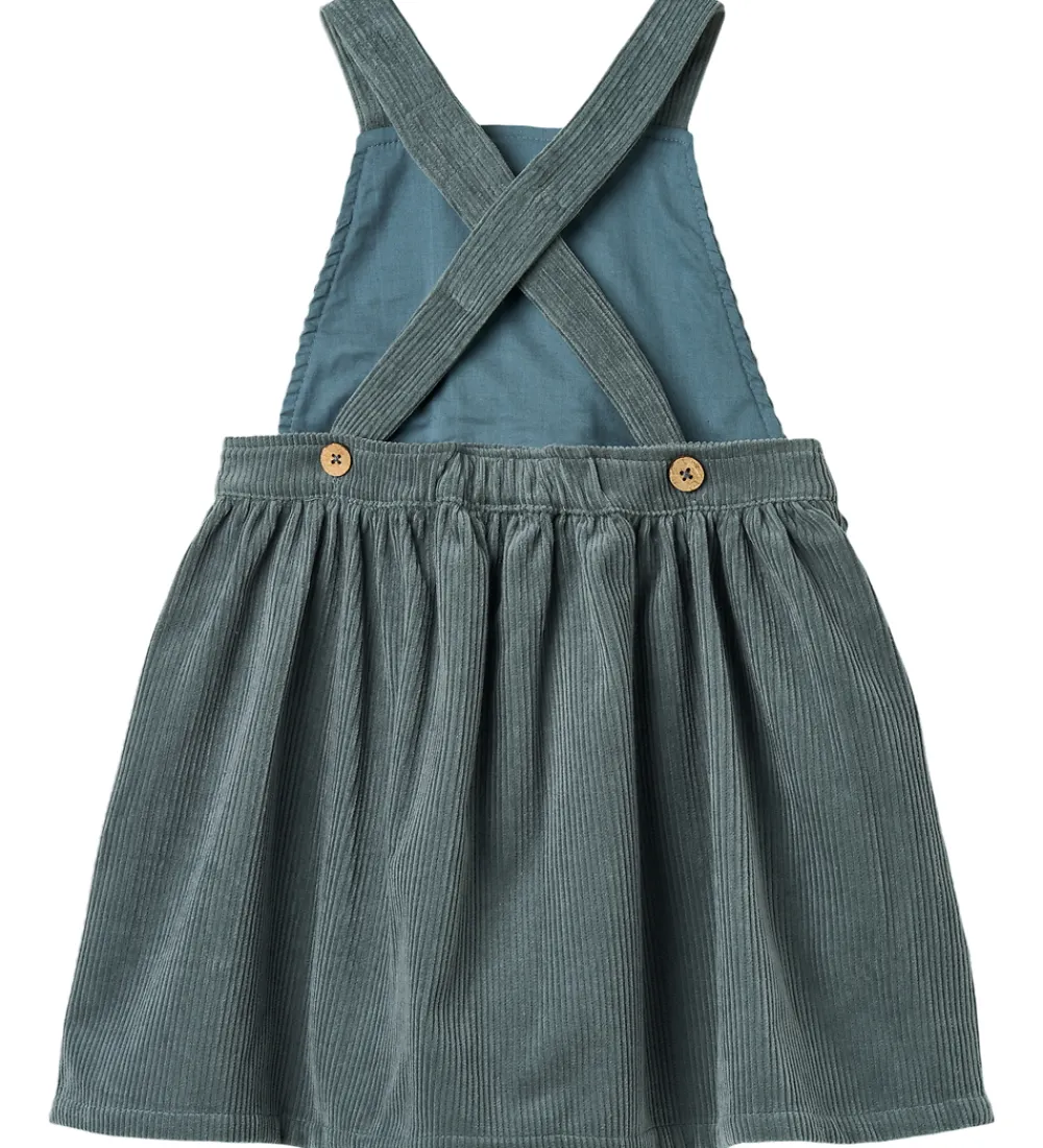 Børn Wheat Kjoler|Kjole - Fløjl - Agnes - Stormy Weather