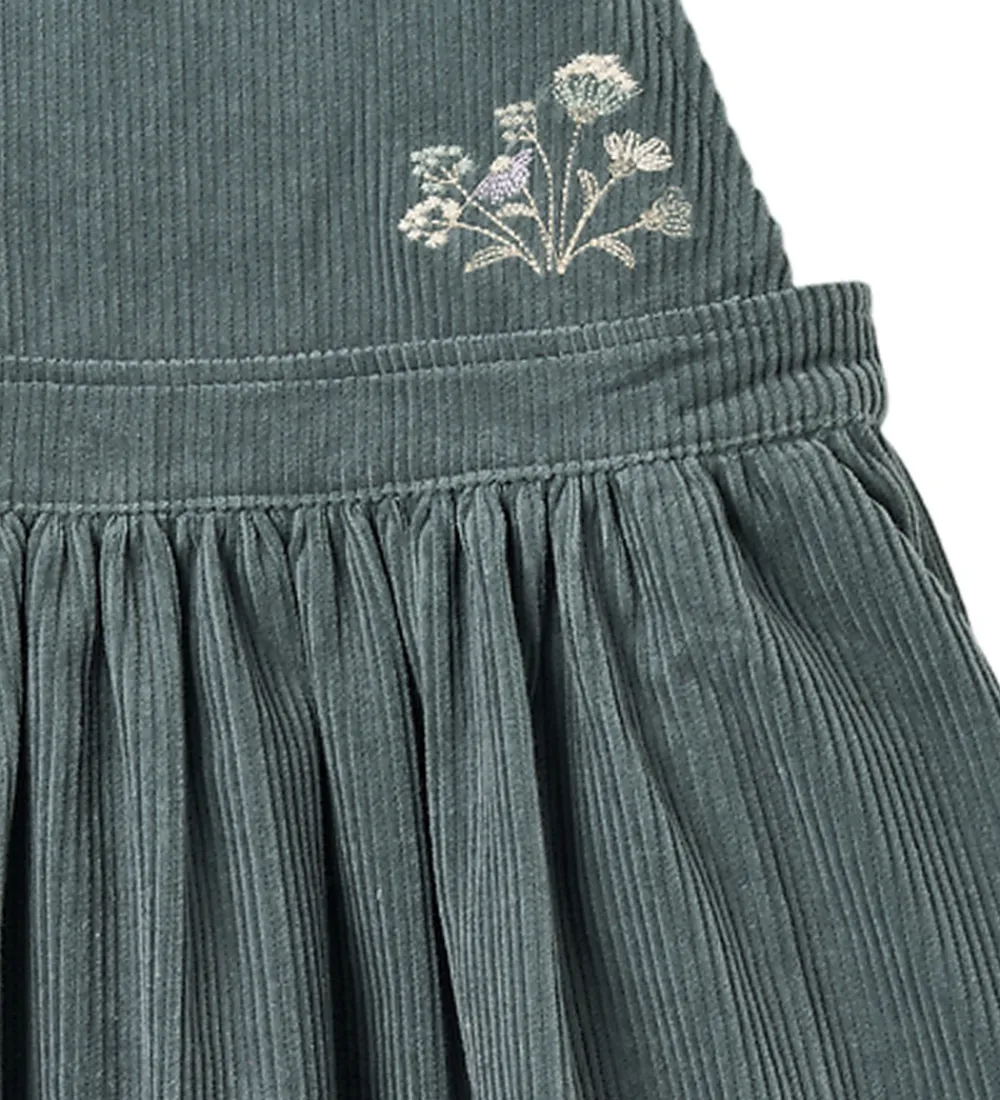 Børn Wheat Kjoler|Kjole - Fløjl - Agnes - Stormy Weather