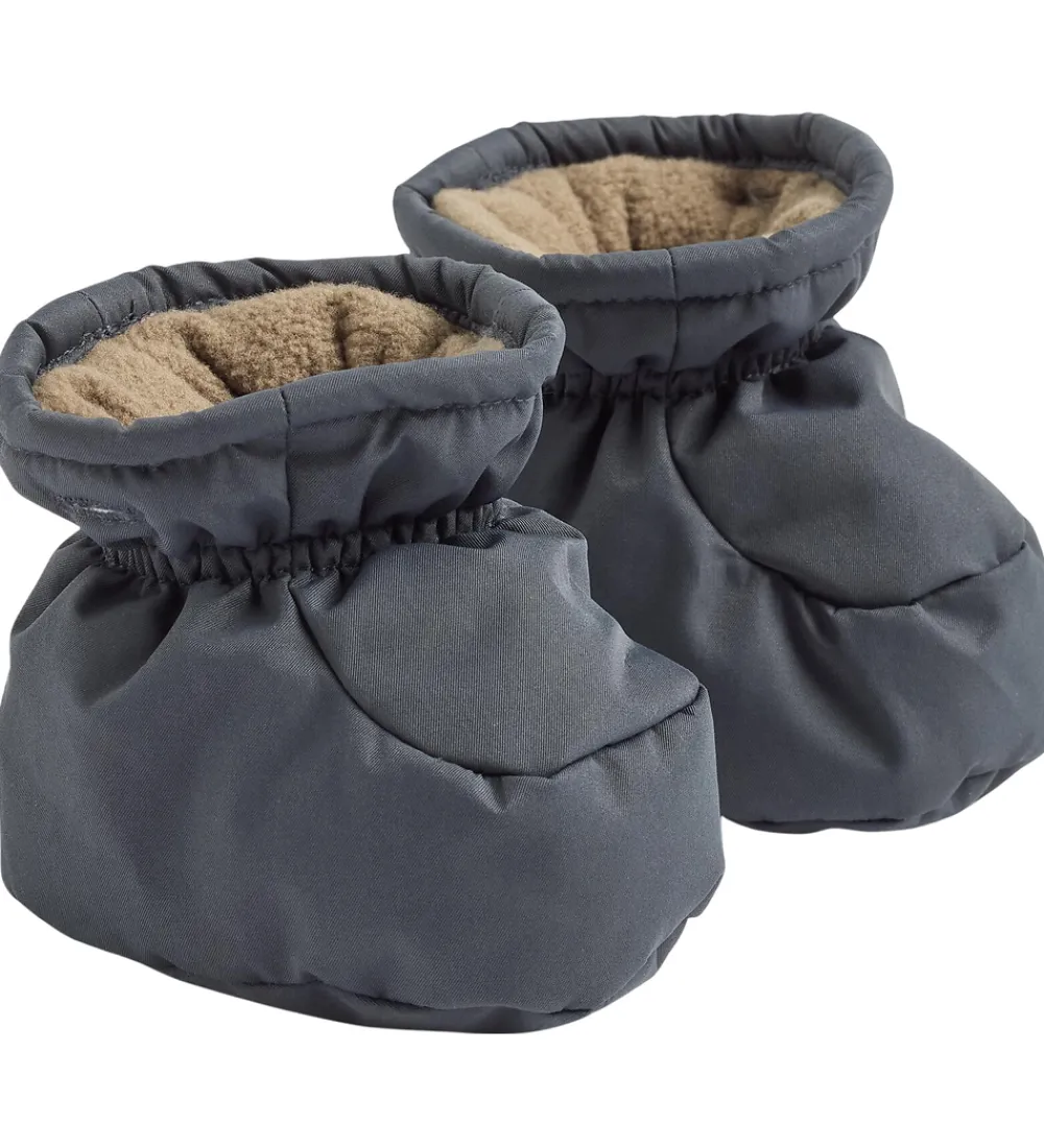 Wheat Overtrækssko|Overtrækssko m. Fleece - Fuffa - Ink