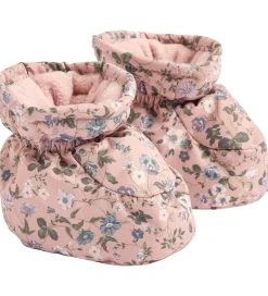 Wheat Overtrækssko>Overtrækssko m. Fleece - Fuffa - Rose Powder Flowers