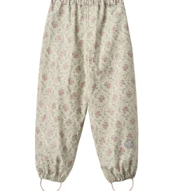 Børn Wheat Regntøj>Regnbukser - PU - Olo - Slightly Green Flowers