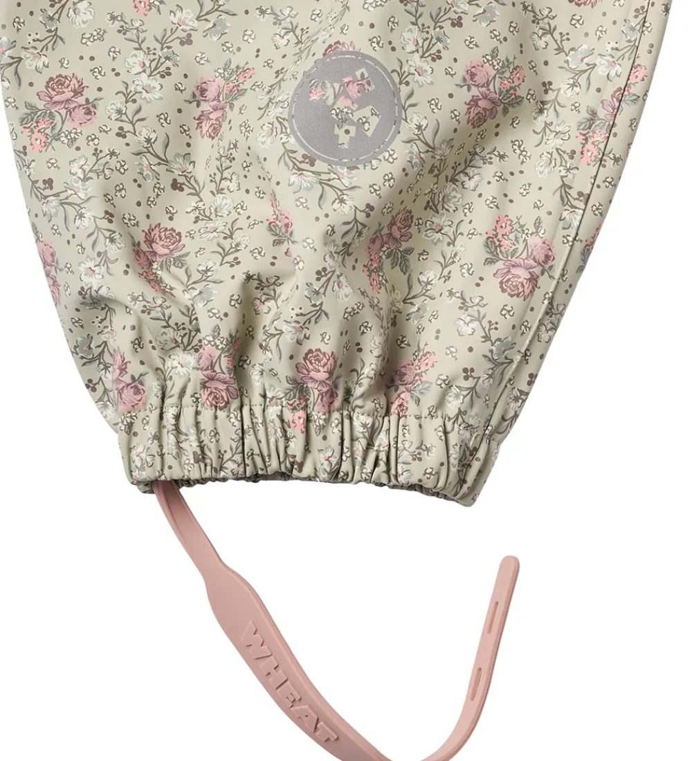 Børn Wheat Regntøj>Regnbukser - PU - Olo - Slightly Green Flowers