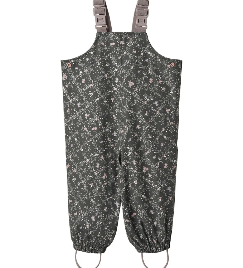 Børn Wheat Regntøj|Regnbukser m. Seler - PU - Charlo - Forest Lake Checked Fl