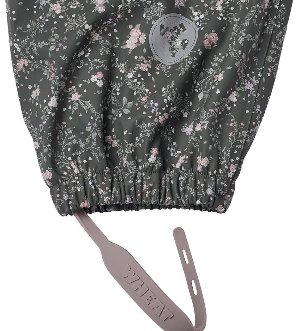 Børn Wheat Regntøj|Regnbukser m. Seler - PU - Charlo - Forest Lake Checked Fl