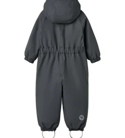 Børn Wheat Regntøj|Regndragt m. Termo - PU - Aiko - Greyblue