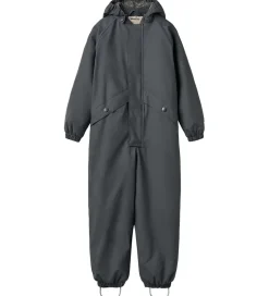 Børn Wheat Regntøj>Regndragt m. Termo - PU - Aiko - Greyblue