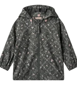 Børn Wheat Regntøj>Regnjakke - PU - Chardy - Forest Lake Checked Flowers