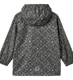 Børn Wheat Regntøj|Regnjakke - PU - Ollo - Forest Lake Checked Flowers