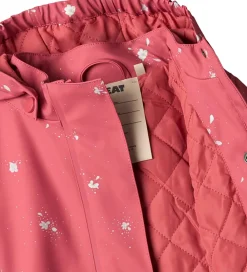 Børn Wheat Regntøj></noscript>Regnjakke m. Termo - PU - Rika - Floating Flowers