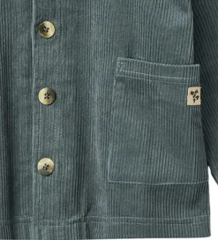 Børn Wheat Skjorter|Skjorte - Fløjl - Sage - Stormy Weather