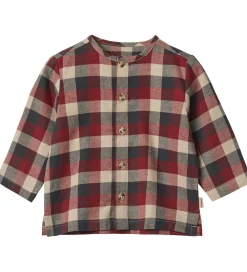Børn Wheat Skjorter>Skjorte - Shelby - Red Blue Check