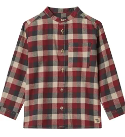 Børn Wheat Skjorter|Skjorte - Willum - Red Blue Check