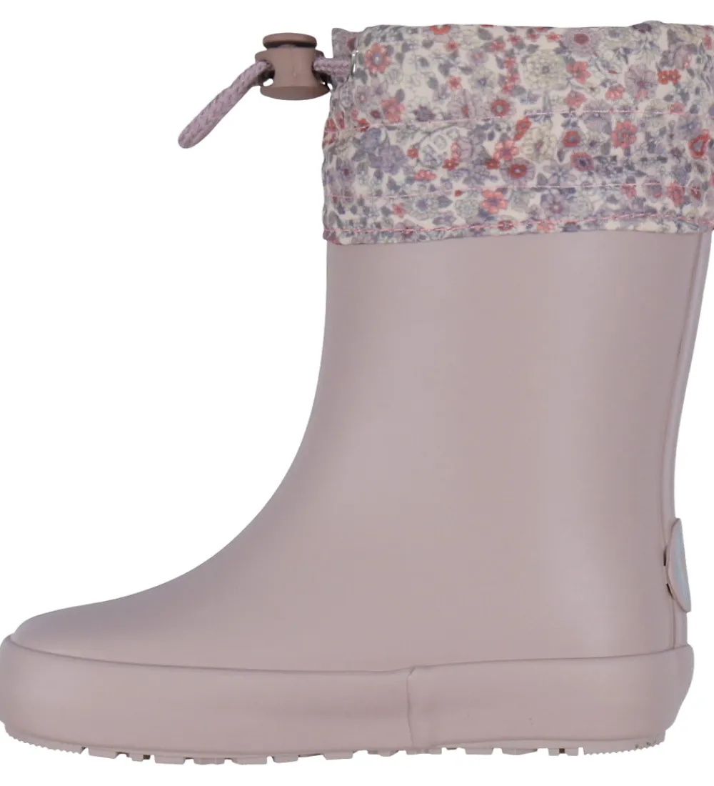 Wheat Gummistøvler|Termostøvler - Barfods - Rose Powder