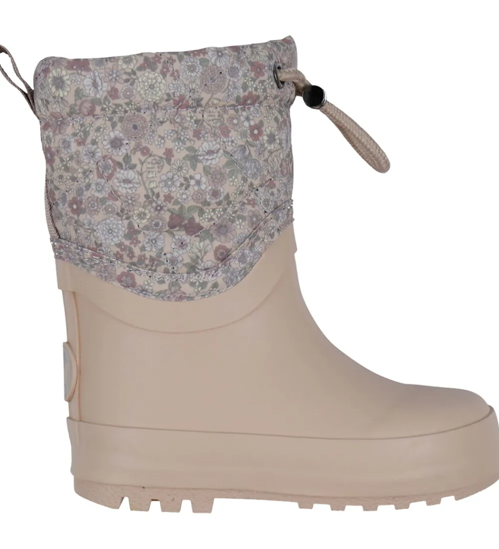 Wheat Termostøvler|Gummistøvler|Termostøvler - Drizzle - Rose Dust Flowers