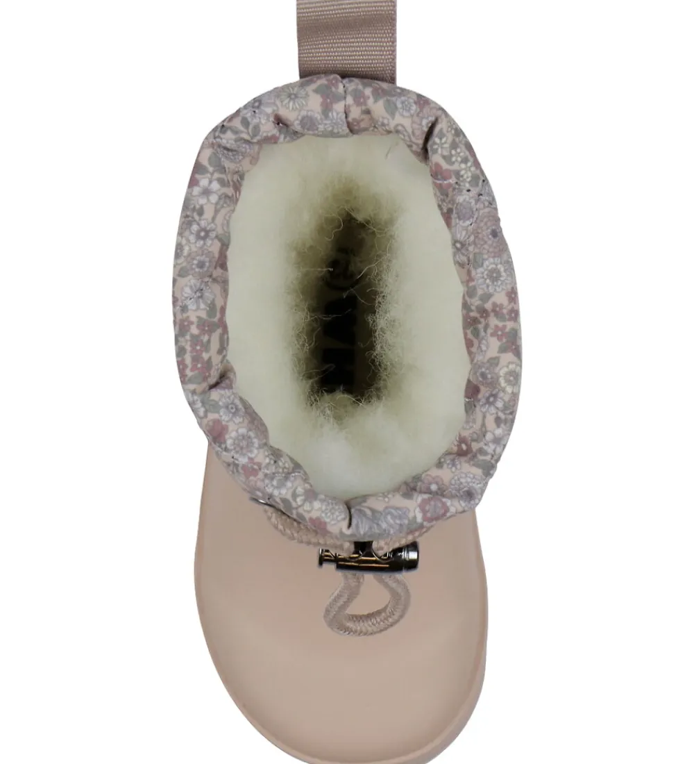Wheat Termostøvler|Gummistøvler|Termostøvler - Drizzle - Rose Dust Flowers