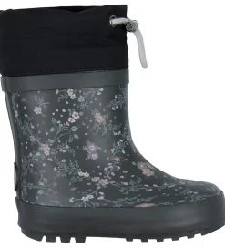 Wheat Termostøvler|Gummistøvler|Termostøvler - Rubber - Forest Lake Checked Flowers