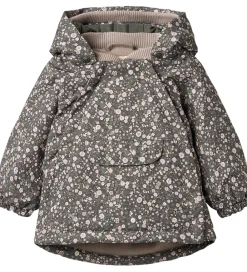 Børn Wheat Vinterjakker>Vinterjakke - Sascha - Black Sea Open Flowers