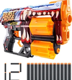 X-SHOT Udeleg Og Udendørs Legetøj|Skumgevær - Skins - Beast Out