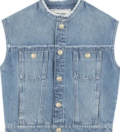 Børn Zadig & Voltaire Veste>Denimvest - Kaely - Double Stone