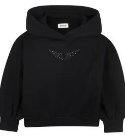 Børn Zadig & Voltaire Hættetrøjer>Hættetrøje - Sort m. Nitter