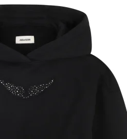 Børn Zadig & Voltaire Hættetrøjer></noscript>Hættetrøje - Sort m. Nitter