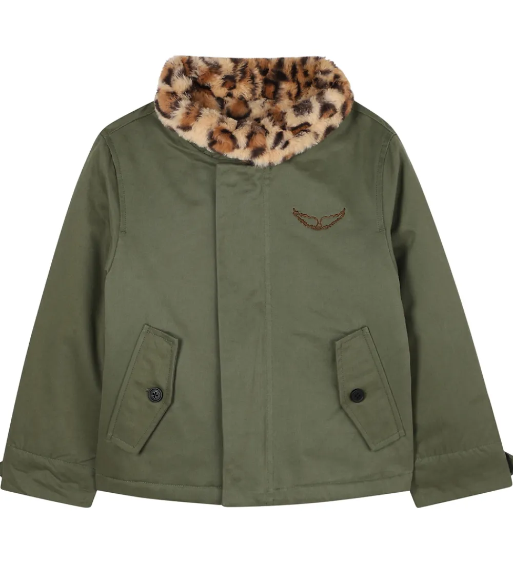 Børn Zadig & Voltaire Overgangsjakker|Jakke - Jess - Khaki