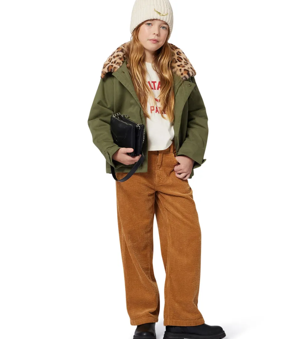 Børn Zadig & Voltaire Overgangsjakker|Jakke - Jess - Khaki